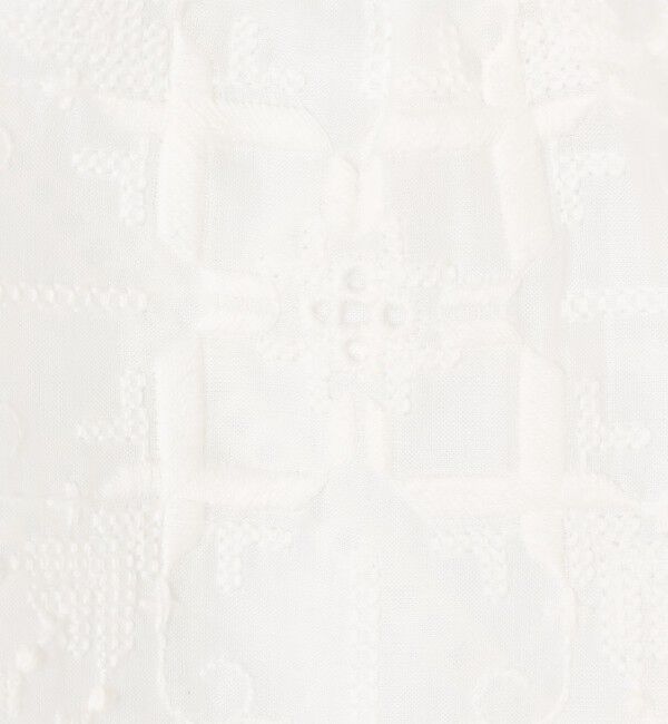 MACPHEE「ビンテージエンブロイダリー ショートブラウス」|シャツ・ブラウス|