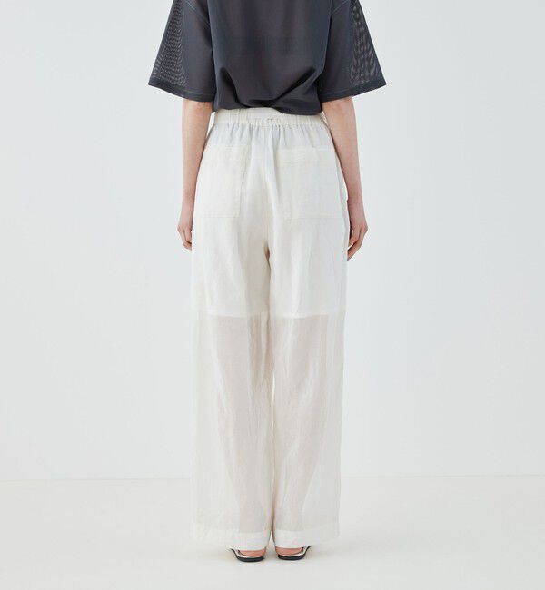 GALERIE VIE「コットンボイルワッシャー ベルテッドリラックスパンツ」|その他|