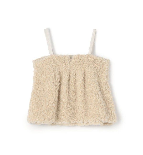 Ballsey「ミックスファー キャミソールプルオーバー」|その他|43 ベージュ