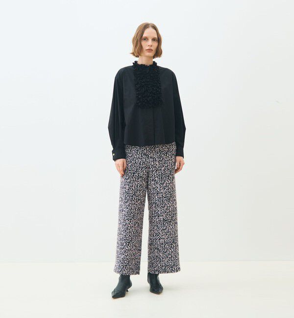 TOMORROWLAND collection「ローズラインファンシー ワイドストレートパンツ」|その他|