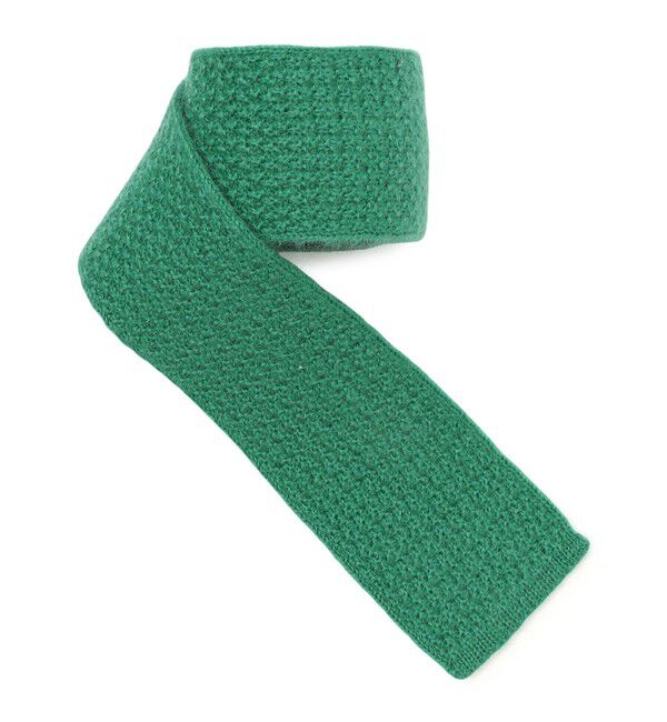 TOMORROWLAND GOODS「TOMORROWLAND MADE IN ITALY モヘア ナイロン ウール ニットタイ」|ネクタイ・蝶ネクタイ|55 グリーン