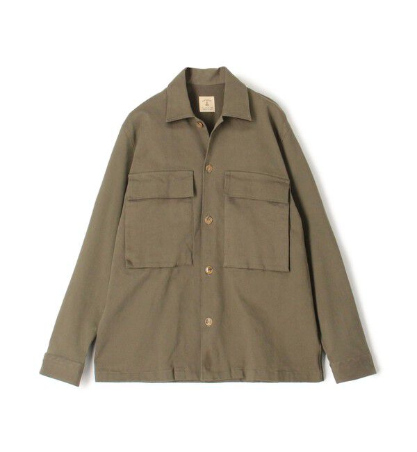TOMORROWLAND MENS「【別注】GUY ROVER コットンツイル オーバーシャツ」|ブルゾン・スタジャン|57 カーキ
