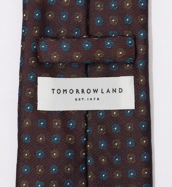 TOMORROWLAND GOODS「TOMORROWLAND シルクプリント 小紋柄ネクタイ」|ネクタイ・蝶ネクタイ|