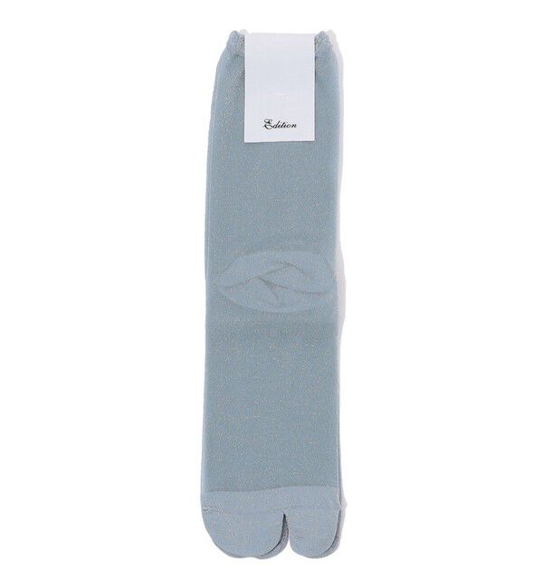 Edition「タビ ラメソックス」|ソックス|61 ライトブルー