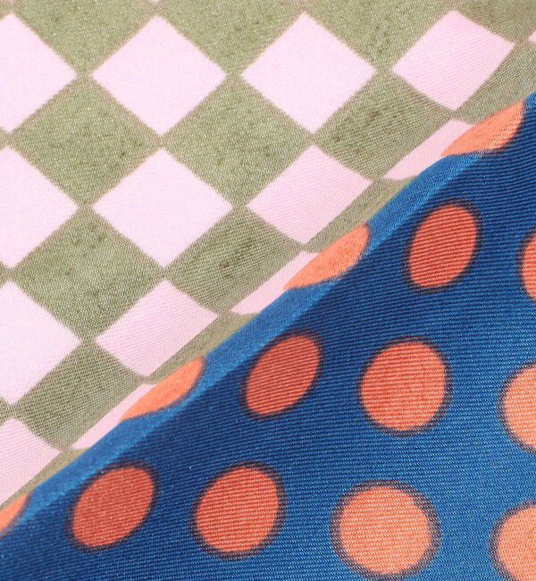 TOMORROWLAND GOODS「EPICE シルク ブロックプリント スカーフ」|バンダナ・スカーフ|