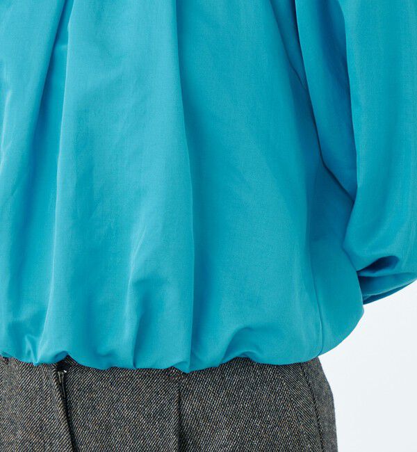 Ballsey「コットンシルクサテン 2-wayボウタイブラウス」|シャツ・ブラウス|