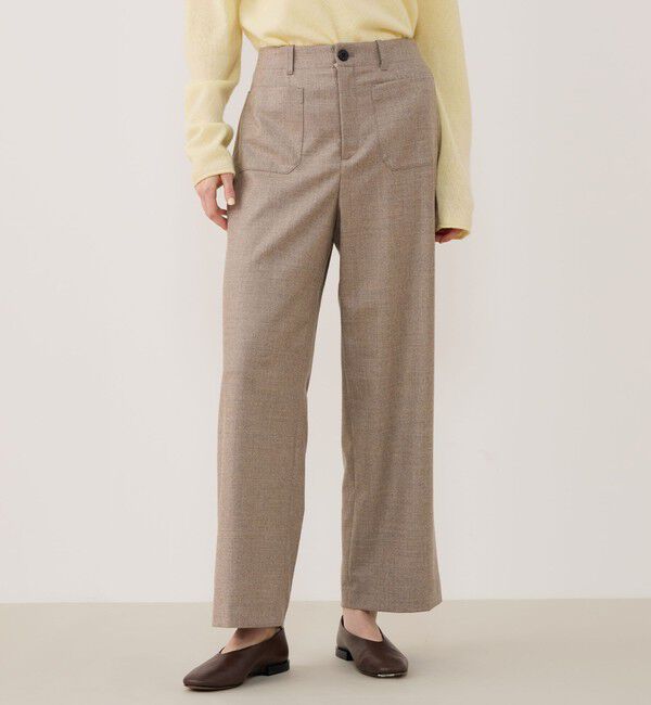 GALERIE VIE「ライトフラノストレッチ マリンパンツ」|その他|