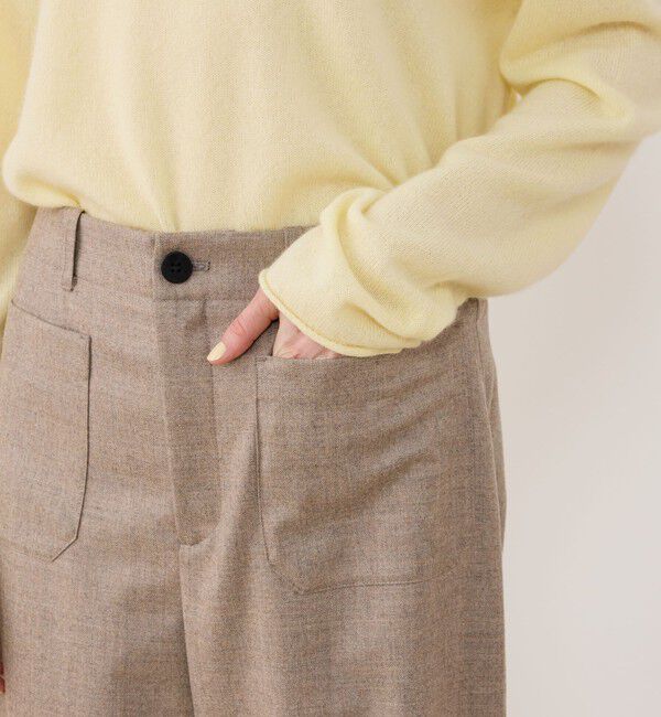 GALERIE VIE「ライトフラノストレッチ マリンパンツ」|その他|