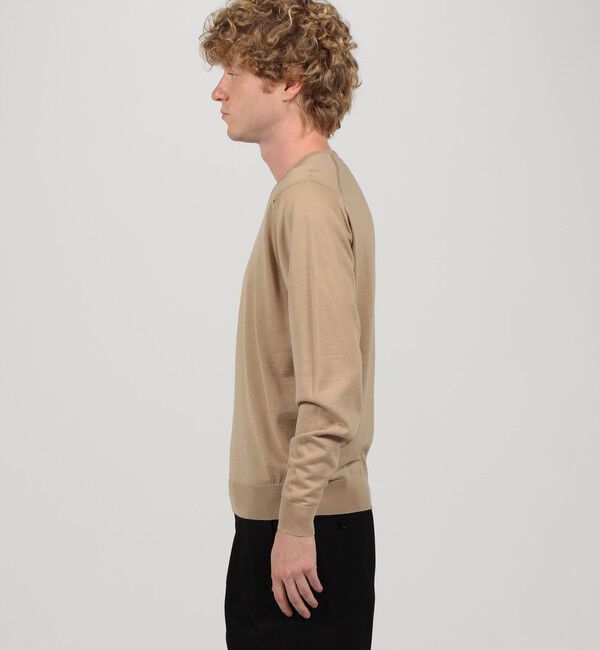 TOMORROWLAND BUYING WEAR「JOHN SMEDLEY  PACKHAM メリノウール Vネックプルオーバーニット」|ニット・セーター|