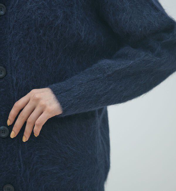 MACPHEE「シャギーアルパカ Vネックカーディガン」|カーディガン|