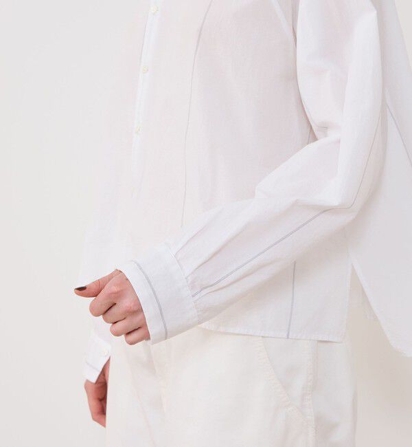 GALERIE VIE「コットン ラグランスリーブシャツ」|シャツ・ブラウス|