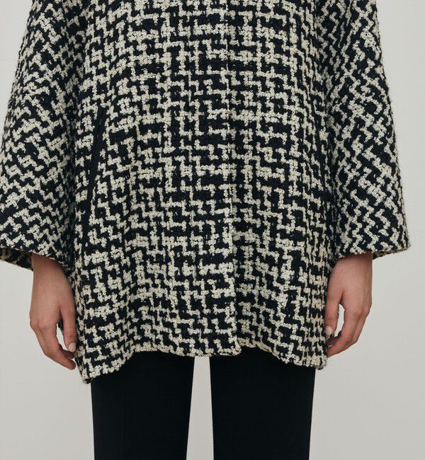 DES PRES「ビンテージブークレーツイード バルカラーコート」|ステンカラーコート|