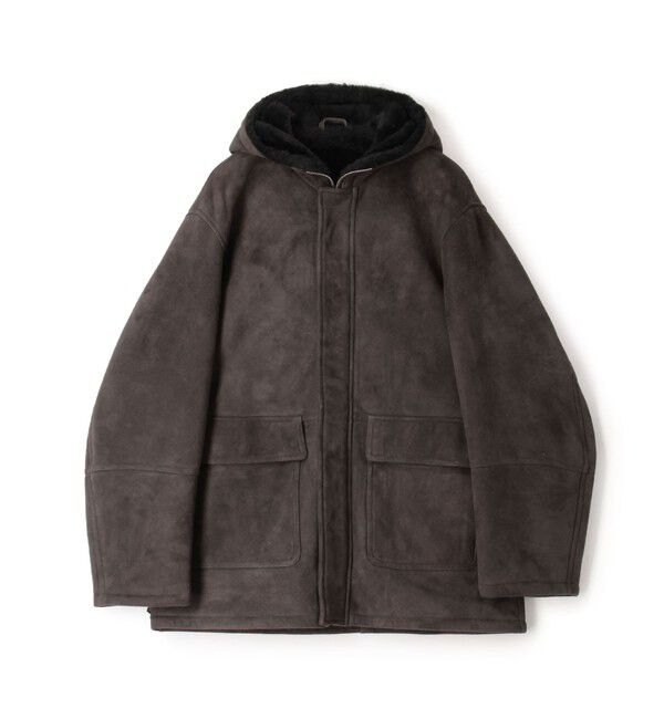 TOMORROWLAND MENS「【別注】EMMETI ムートンフーデッドコート」|その他|17 チャコールグレー