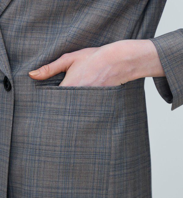 TOMORROWLAND collection「ZELANDER NATURAL STRETCH ダブルブレストジャケット」|テーラードジャケット|