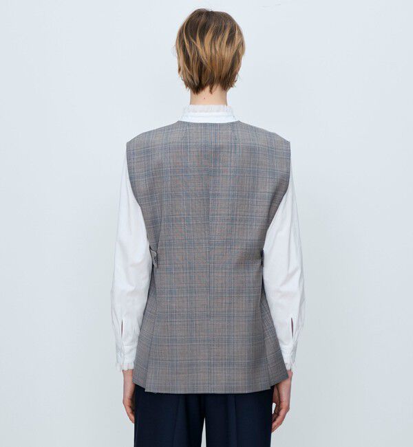 TOMORROWLAND collection「ZELANDER NATURAL STRETCH Vカラージレ」|ベスト・ジレ|