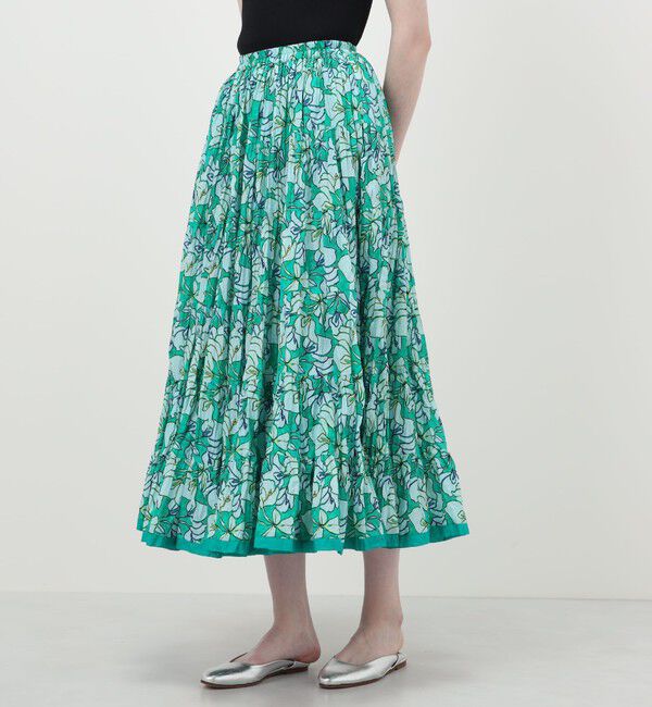 TOMORROWLAND BUYING WEAR「【WEB先行予約・別注】MARIHA Flower Poem 草原の虹のスカート」|フレア|