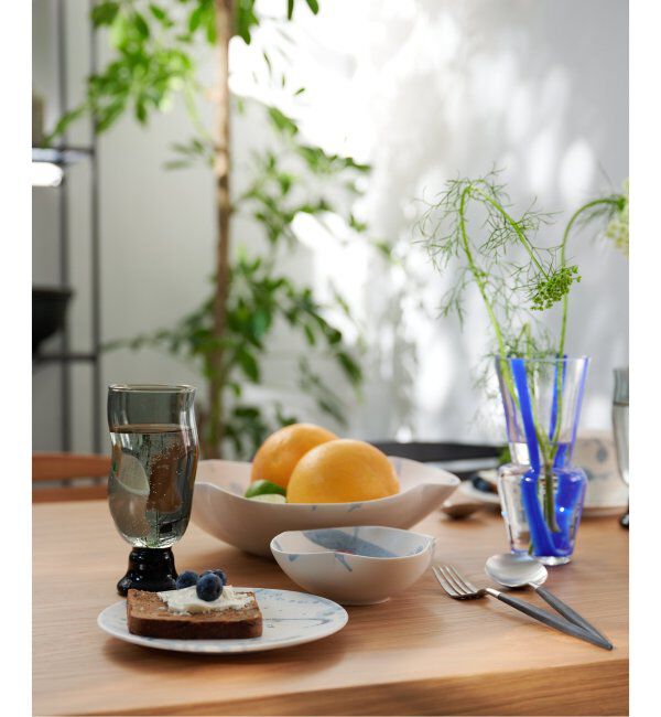 journal standard Furniture「WAVY GOBLET GLASS GY　ゴブレット グラス」|食器・キッチングッズ|