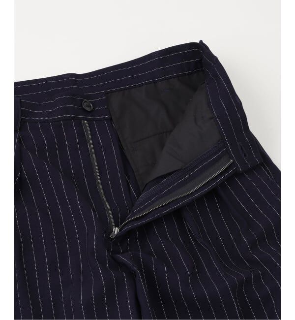JOINT WORKS「ワイドタック ストライプ トラウザーズ / Wide Tuck Stripe Trousers」|スラックス|