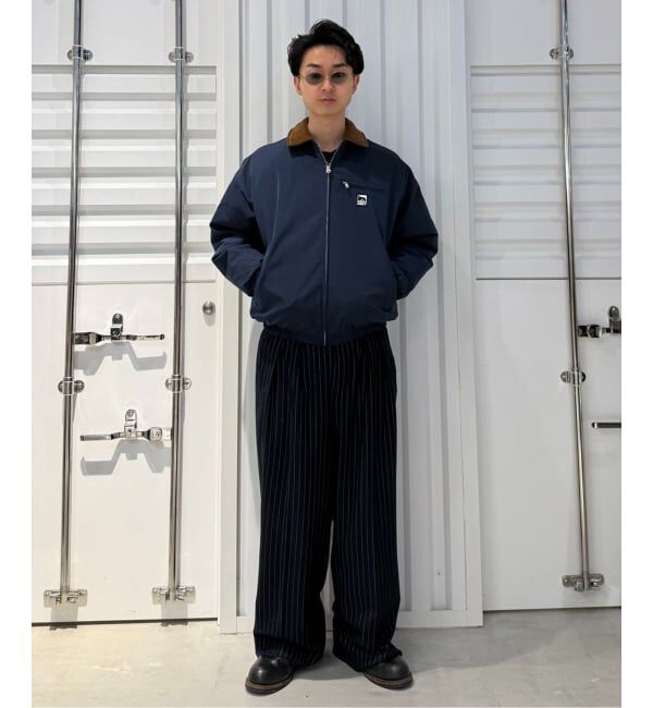 JOINT WORKS「ワイドタック ストライプ トラウザーズ / Wide Tuck Stripe Trousers」|スラックス|