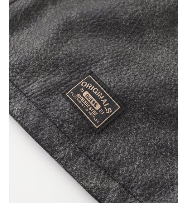 JOINT WORKS「GUESS Originals/ゲス オリジナルス Originals Pu Leather Jacket」|ライダースジャケット|