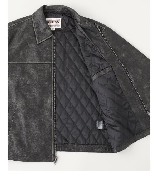 JOINT WORKS「GUESS Originals/ゲス オリジナルス Originals Pu Leather Jacket」|ライダースジャケット|