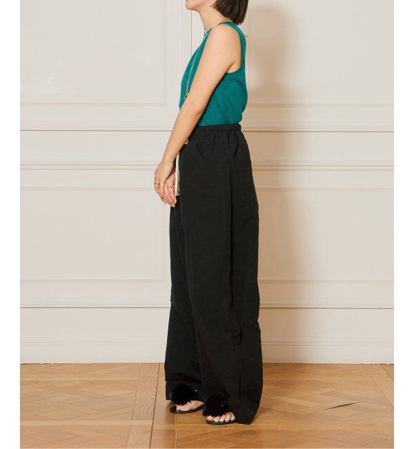 IENA LA BOUCLE「IENA LA BOUCLE コットンリネンスラブワイドパンツ」|その他|