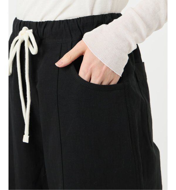 IENA LA BOUCLE「IENA LA BOUCLE コットンリネンスラブワイドパンツ」|その他|