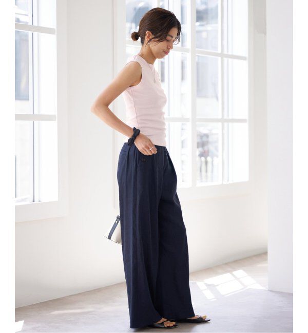 IENA「FLORE FLORE/フローレフローレ ESME TANK タンクトップ」|タンクトップ|