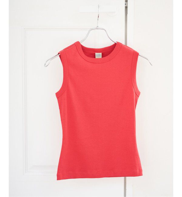 IENA「FLORE FLORE/フローレフローレ ESME TANK タンクトップ」|タンクトップ|レッド