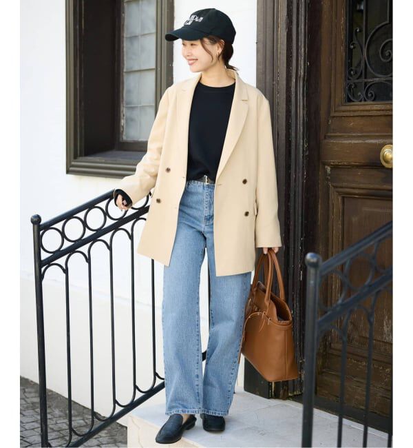 SLOBE IENA「《4サイズ展開/追加7》LE DENIM ストレートデニムパンツ」|デニム|