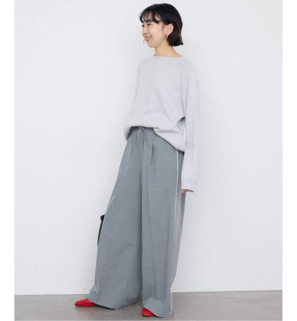 SLOBE IENA「《追加3》スムースオーバーニット」|ニット・セーター|