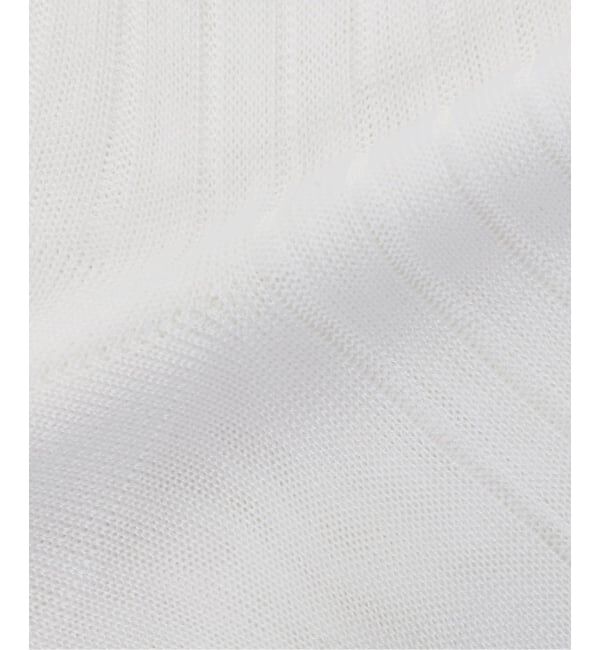 VERMEIL par iena「BRESCIANI ブレッシアーニ  別注リブソックス WD009UN0001」|ソックス|