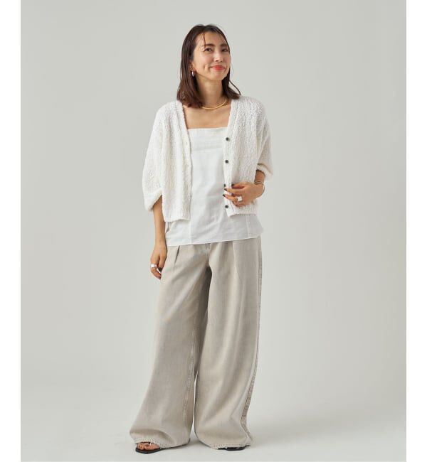 VERMEIL par iena「《予約》コットンローンリバーレースキャミソール」|キャミソール|