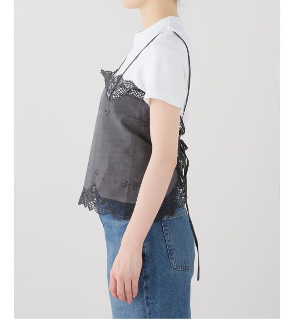 IENA LA BOUCLE「HERITER bobbin lace oval キャミソール H0-00-3086」|シャツ・ブラウス|