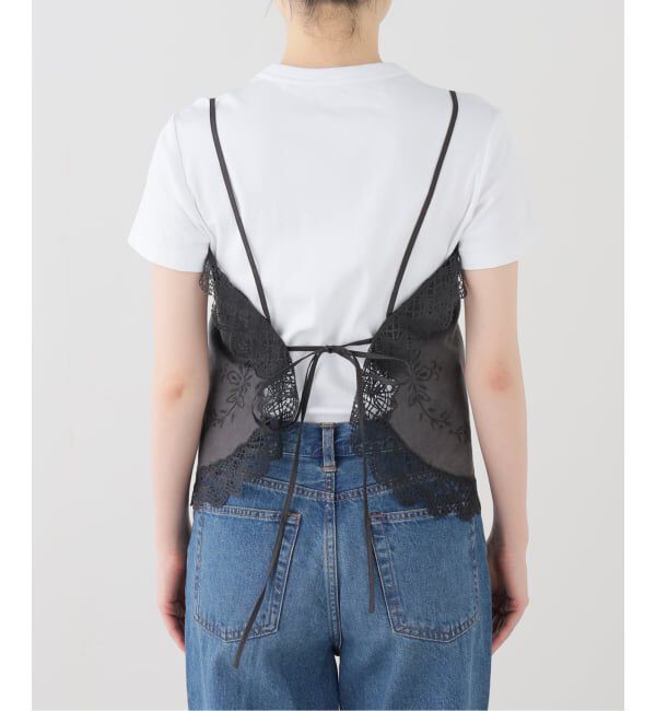 IENA LA BOUCLE「HERITER bobbin lace oval キャミソール H0-00-3086」|シャツ・ブラウス|