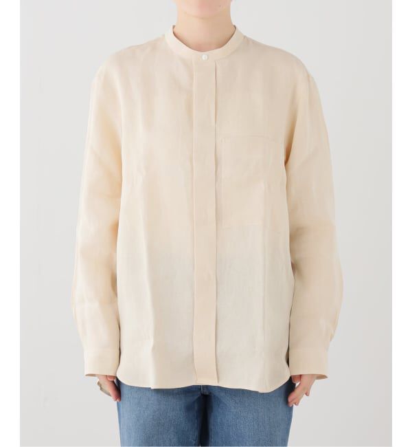 IENA LA BOUCLE「seya. セヤ RIVERMAN オーバーシャツ NK01283F142」|シャツ・ブラウス|