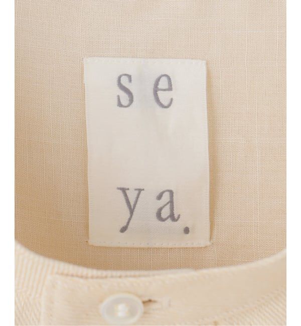 IENA LA BOUCLE「seya. セヤ RIVERMAN オーバーシャツ NK01283F142」|シャツ・ブラウス|