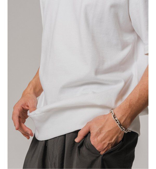 EDIFICE「LOOPWHEELER for LOWERCASE ツリテンジク スウェット型 ワイドTシャツ」|Tシャツ・カットソー|