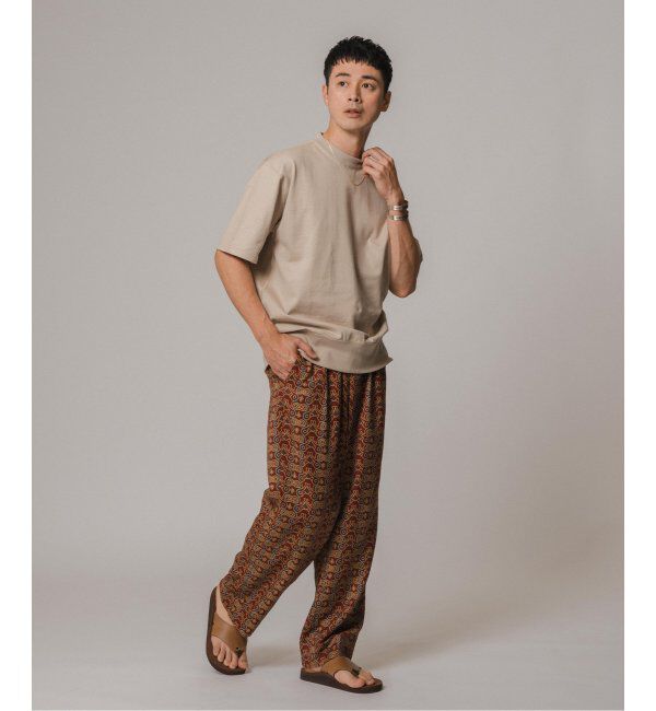 EDIFICE「LOOPWHEELER for LOWERCASE ツリテンジク スウェット型 ワイドTシャツ」|Tシャツ・カットソー|