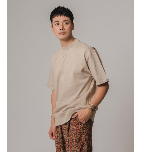 EDIFICE「LOOPWHEELER for LOWERCASE ツリテンジク スウェット型 ワイドTシャツ」|Tシャツ・カットソー|