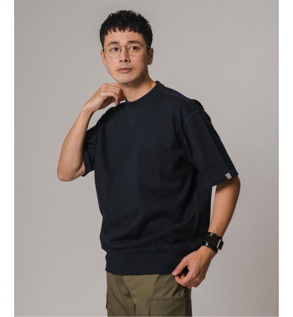 EDIFICE「LOOPWHEELER for LOWERCASE ツリテンジク スウェット型 ワイドTシャツ」|Tシャツ・カットソー|