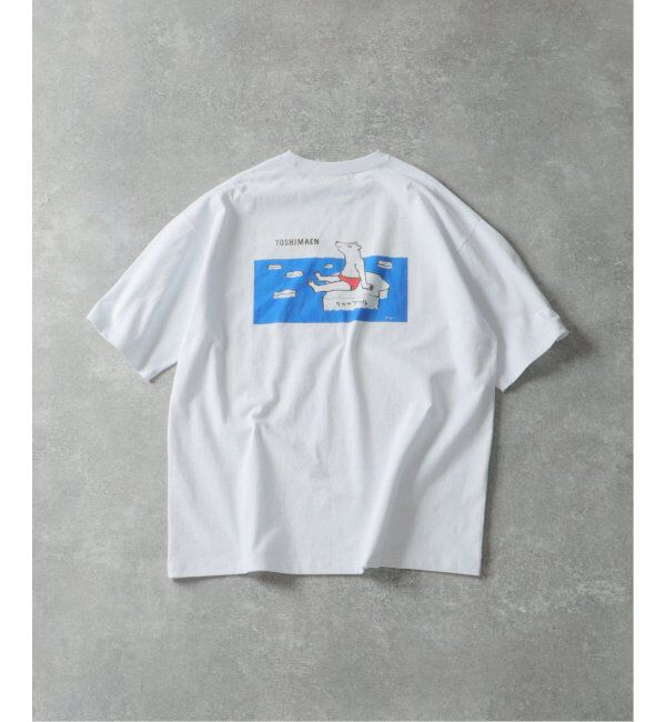 EDIFICE「《追加》SAVIGNAC (サヴィニャック) 別注 French Company プリント Tシャツ」|Tシャツ・カットソー|ホワイト