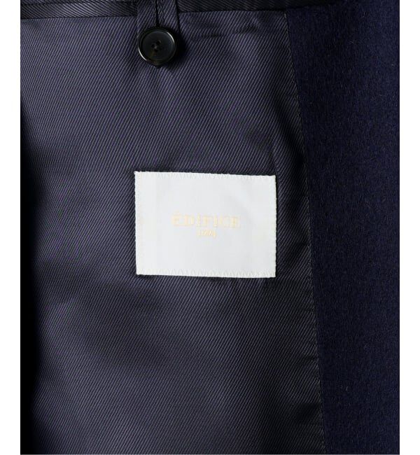 EDIFICE「SUPER 140&rsquo;s ウール / カシミヤ チェスターコート」|チェスターコート|