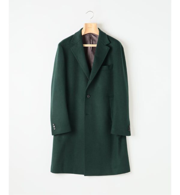 EDIFICE「SUPER 140&rsquo;s ウール / カシミヤ チェスターコート」|チェスターコート|