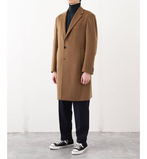 EDIFICE「SUPER 140&rsquo;s ウール / カシミヤ チェスターコート」|チェスターコート|