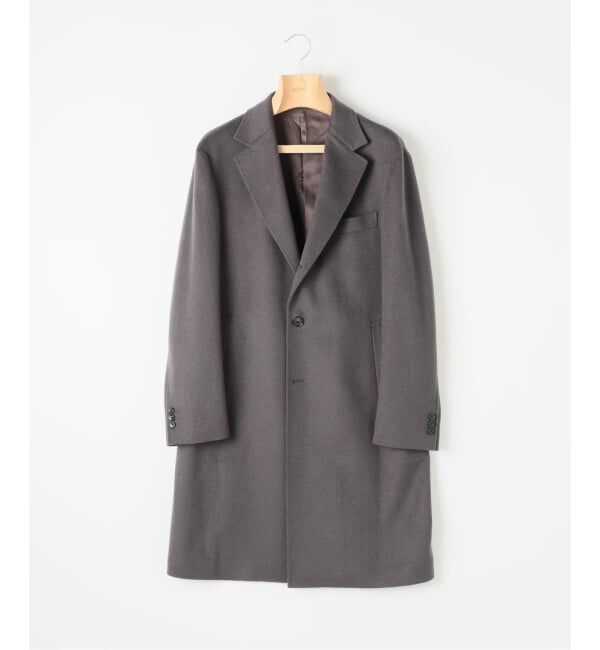 EDIFICE「SUPER 140&rsquo;s ウール / カシミヤ チェスターコート」|チェスターコート|