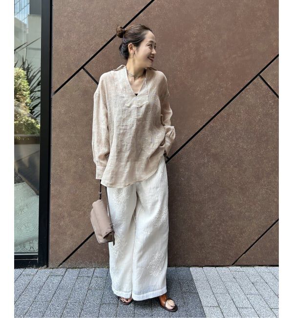 JOURNAL STANDARD「《追加2》リネンメッシュシャツ」|シャツ・ブラウス|