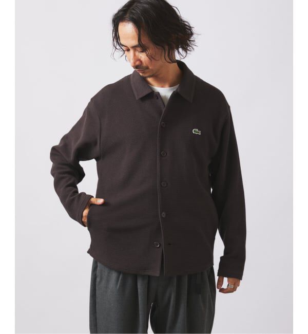 JOURNAL STANDARD relume「LACOSTE / ラコステ 別注 ヘビーピケ シャツ ジャケット」|カーディガン|
