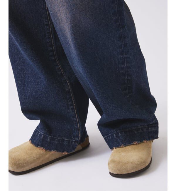 JOURNAL STANDARD relume「ワイドストレート ブラスト デニム スラックス」|デニム|