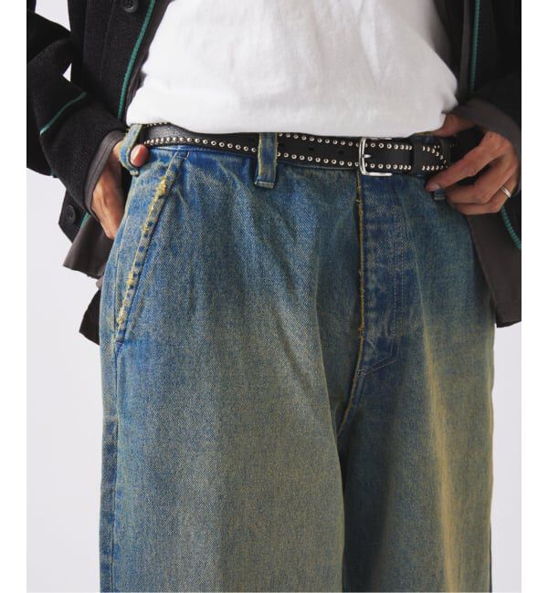 JOURNAL STANDARD relume「ワイドストレート ブラスト デニム スラックス」|デニム|